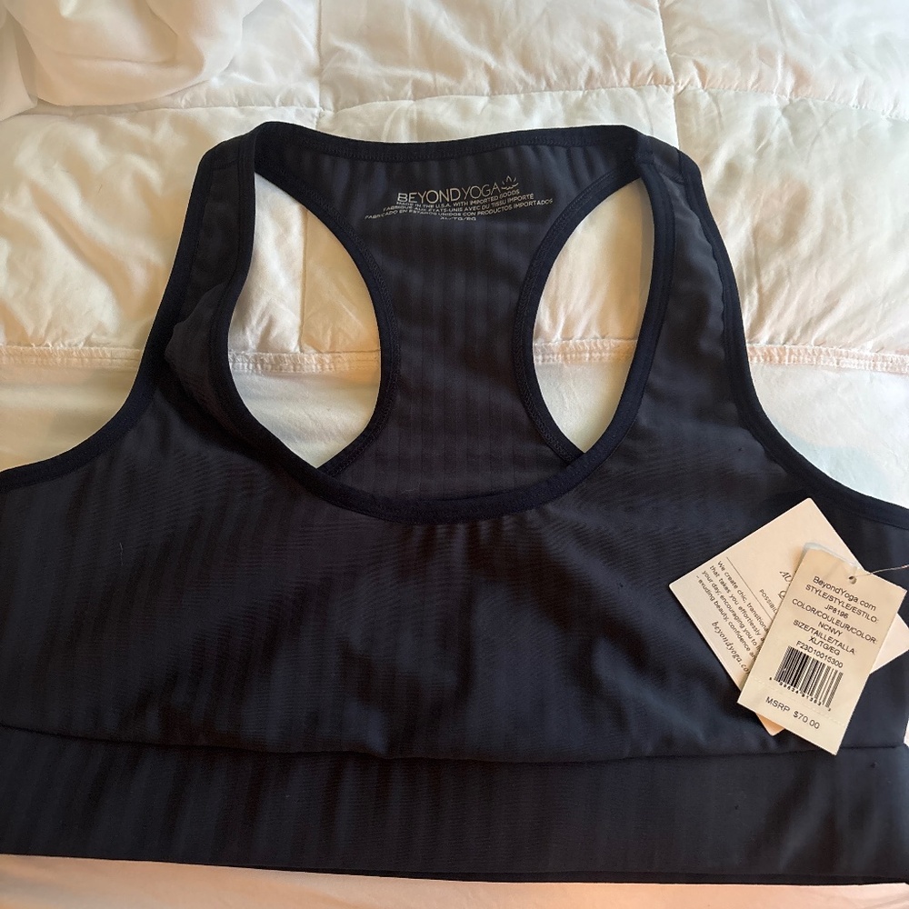 Beyond yoga, spacedye sports bra, new with tags extra large